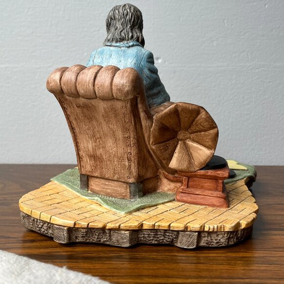 1973 Naturecraft Serenade Stoneware Statue #831 Hand Painted England Vintage - Picture 5 of 16